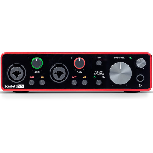 Focusrite Scarlett 2i2 2x2 USB Audio Interface