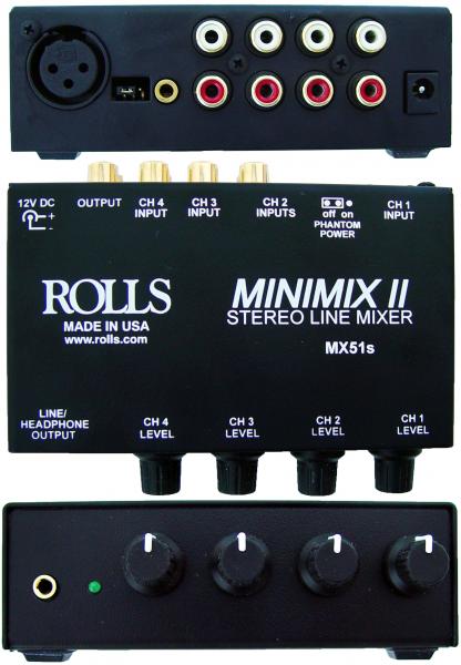 Rolls 4-channel mixer