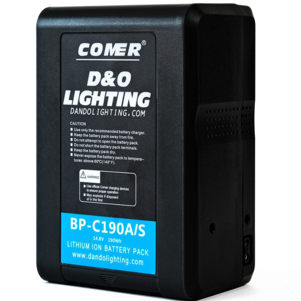 D&O Lighting 190Wh Gold Mount Battery