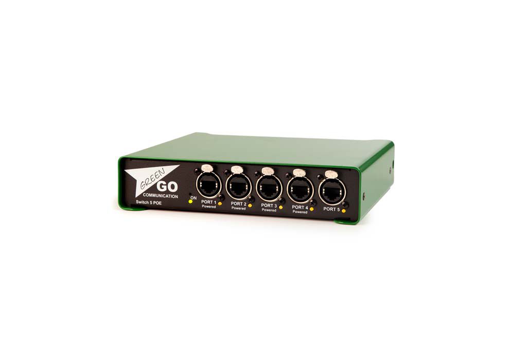 Green-Go Digital Intercom 5 Port PoE Switch