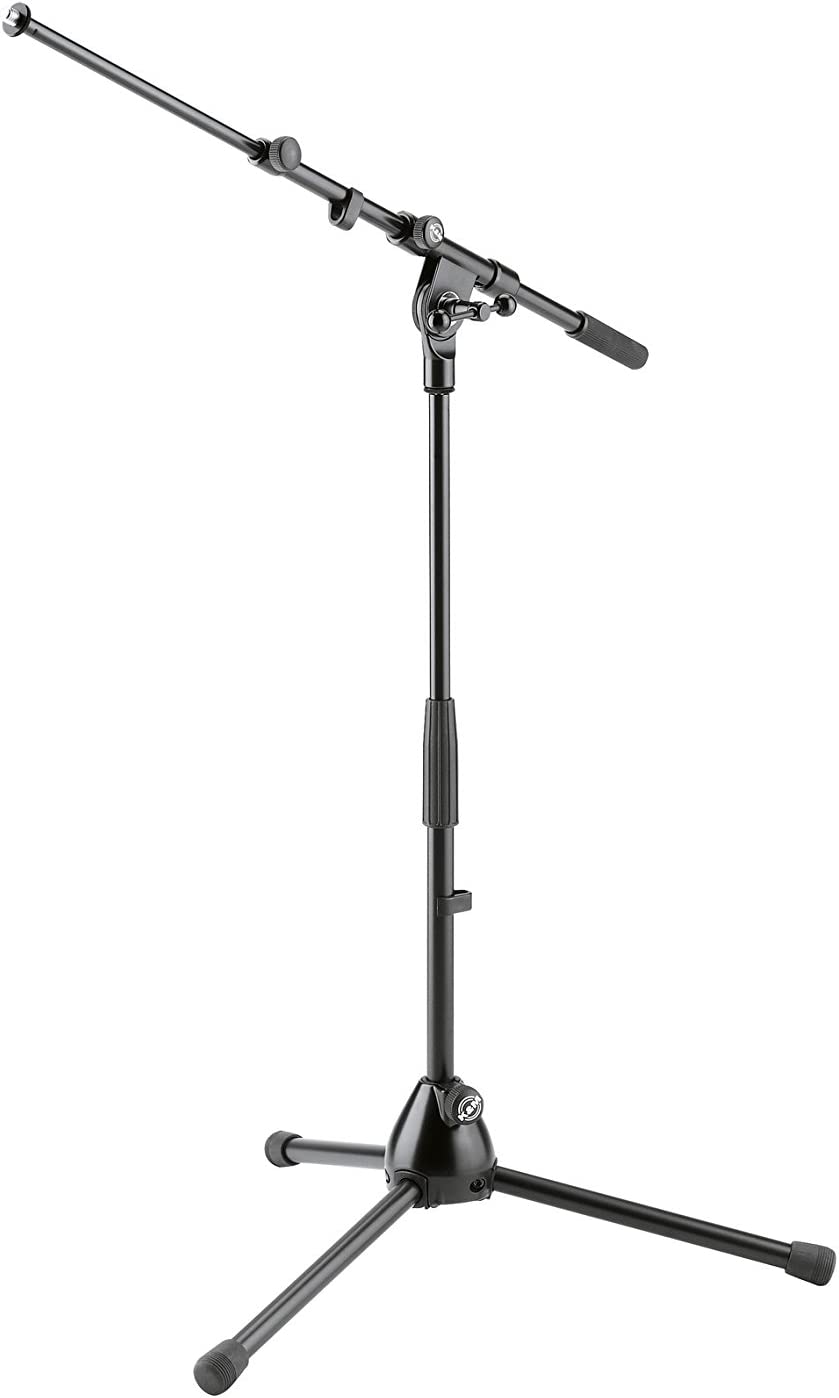 K&M - Konig & Meyer - Low Level Microphone/Telescopic 2-Piece Boom Arm Stand