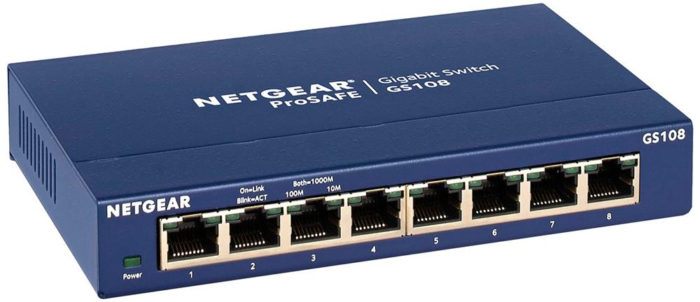 Netgear GS108 Dante Redundant Switch