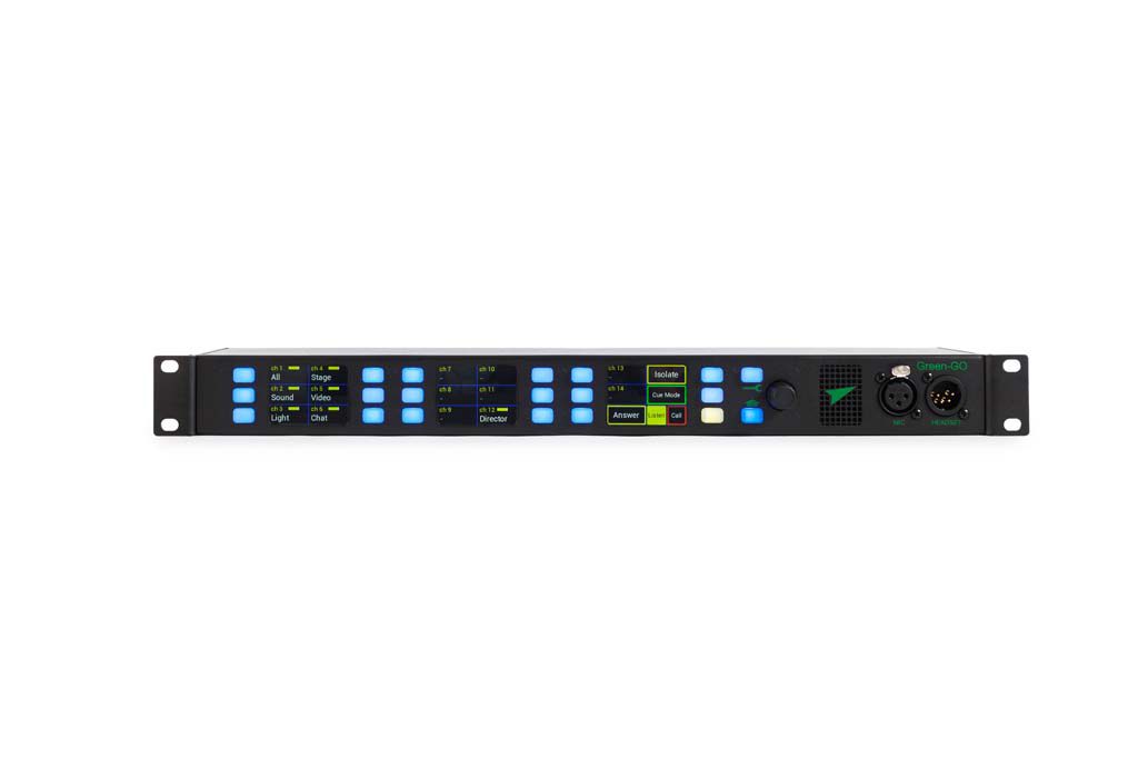 Green-Go MCX Rackmount Station - Mounted in Studio A Audio Suite